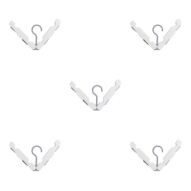 Cateissary Colgador de ropa plegable portátil, tendedero de plástico para ropa de acampada, soporte para camiseta, suministros para dormitorio y Type2 NO2 Cateissary CBP273414
