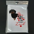 thumbnail image 3 of Dachshund Black and Tan #1so Loved Greeting Cards and Envelopes Pack of 8 7 in x 5 in, 3 of 3