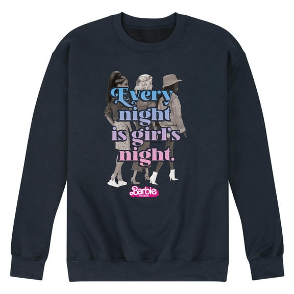 Barbie - Every Night Is Girls Night - Men's Crew Neck Fleece Pullover
