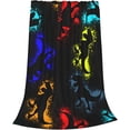 thumbnail image 2 of Yibo Dinosaur Theme Blanket Flannel Soft and Comfortable Anti-static Bed Sofa Blanket, 2 of 9