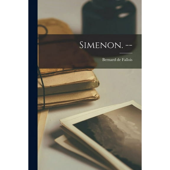 Simenon. --, (Paperback)