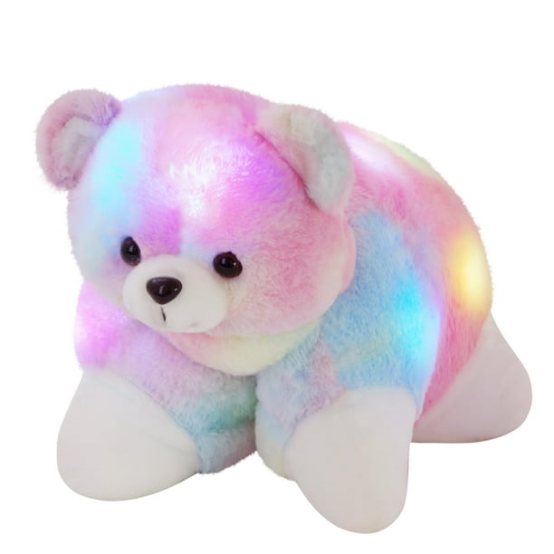 Oso de peluche musical con forma de arcoíris, 38 cm, de Glow Guards