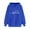 Blue, variant on Jsaierl Hoodies for Women Plus Size Casual Heart Graphic Sweatshirt Top Long Sleeve Fashion Fall Pullover Hooded Sweatshirts with Pocket