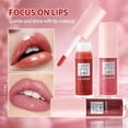 thumbnail image 3 of Lip Gloss Sparkling Mirror Finish Lip Oil with Shimmer, Hydrating Non-Sticky Formula, Long Lasting Wear, Red Lip Color, 6ml, 3 of 5
