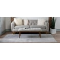 thumbnail image 4 of Rugs.com Oregon Collection Rug – 6' x 9' Gray Low-Pile Rug Perfect For Living Rooms, Large Dining Rooms, Open Floorplans, 4 of 9