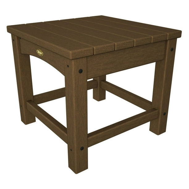 Trex Outdoor Furniture Recycled Plastic Rockport Club 18 In Side Table Com Trex Outdoor Furniture Recycled Plastic, Plastic Side Tables Outdoor Furniture