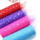 thumbnail image 4 of Rollo de tul con lentejuelas y purpurina para baby shower, 10 yardas, 15 cm, carrete, tutú, decoración de bodas, organza, láser, manualidades, suministros para fiestas de cumpleaños, 4 of 5