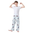 thumbnail image 2 of FORMRS Boys Pajama Pants with Pockets Size 9-10Y Kids Lounge Sleep Bottoms, Hockey Action Zone, 2 of 8