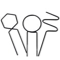 thumbnail image 1 of 3 piezas Planta de escalada Trellis Fruit Training Support Stakes Cama elevada Soporte de tallo Oficina interior Outdoor Garden Suministros Inevent HA047831-00, 1 of 7