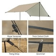 thumbnail image 4 of Auvent de Camping avec Mâtx Imperméable Protection UV Pare-Soleil Extérieur, 4 of 8