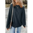 thumbnail image 5 of Ushdele Chic Dark Grey Corduroy Oversized Sweatshirt - Perfect Year-Round Fave!, 5 of 8