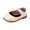 Beige, variant on Toddler Girls Mary Jane Shoes Floral Cut-Out Oxfords Dress Flats