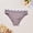 Purple, variant on Womens Ribbed Sport Brief Underwear, Polyamide Stretch Breathable Panties, Beige,Size XL