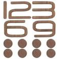 thumbnail image 5 of Raindrops Wooden Clock Numbers Kit with Arabic Numerals and Round Dots for Wall Clock Repair and Craft Projects, 5 of 8