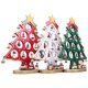 thumbnail image 4 of Árbol de Navidad Mini árbol de Navidad de madera con decoración colgante (rojo) Sailing Electrónica, 4 of 5