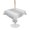 Gray, variant on Outdoor Tablecloth with Umbrella Hole for Patio/Picnic/Party/Camping, Pink Striped Waterproof Table Cloth Rectangle Table Cover Washable, Pink Ombre Farmhouse Stripes (60"x 102")