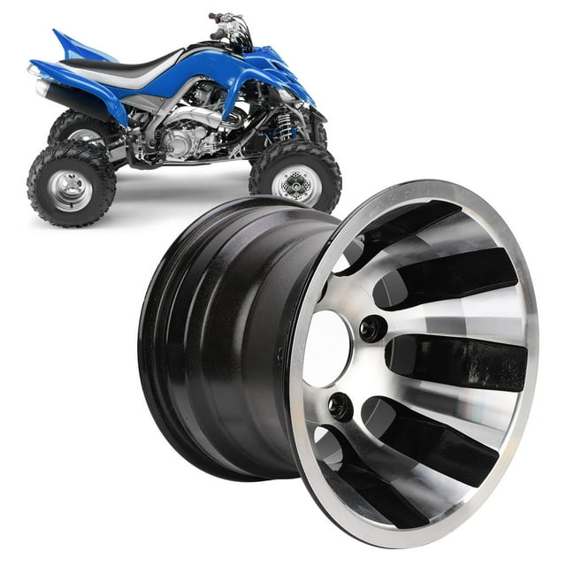 Moyeu de Roue ATV en Aluminium de 10 Pouces avec Style Élégant et Performance Améliorée, pour Quad Vélo Kart