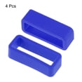 thumbnail image 3 of Uxcell Watch Band Strap Loops Silicone Watch Holder Keeper for 20mm Width Watch Band, Blue 4 Pack, 3 of 5