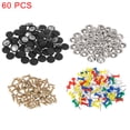 thumbnail image 4 of Unique Bargains 60 Pcs Rivets de Réparation de Toit de Voiture Auto Rivets à Enclenchement de Toit Design à Vis Capuchon Boucle Tissu à Carreaux, 4 of 9
