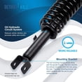 thumbnail image 5 of Detroit Axle - Rear Wheel Hub and Bearings Assemblies + Struts Replacement for 2001 2002-2006 Dodge Stratus Sedan - 4pc Set, 5 of 7