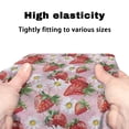 thumbnail image 7 of HELLHERO Breathable Seat & Back Covers and Seat & Backrest Cover Set Stretchable Material & Stain Proof and Seniors Strawberry Daisy, 7 of 7
