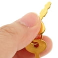thumbnail image 2 of FENGGUIQU 5 Sets Lightweight Plastic Padlocks with Keys for Treasure Chests, Cabinets, Lockboxes, and Storage, 2 of 6