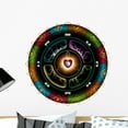 thumbnail image 1 of Zodiac Wheel Wall Mural Decal by Wallmonkeys Vinyl Peel and Stick Graphic (24 in H x 24 in W, 1 of 4
