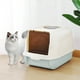 thumbnail image 1 of Arenero para gatos Bandeja sanitaria para gatos con tapa, grande y totalmente cerrada. Bandeja sanitaria para gatos. Arenero para gatos a prueba de salpicaduras con tapa y pala. Areneros de plástico p, 1 of 6