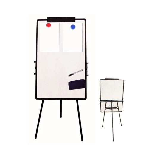 Tripod Single-sided Mobile WhiteBoard with Stand 36*24 Magnetic Dry Erase Board 