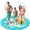 Blue, variant on Splash Pad for Kids & Dogs, 68" Non-Slip Water Play Mat, Educational Spray Pool with Letters & Numbers, Blue Sealife Design