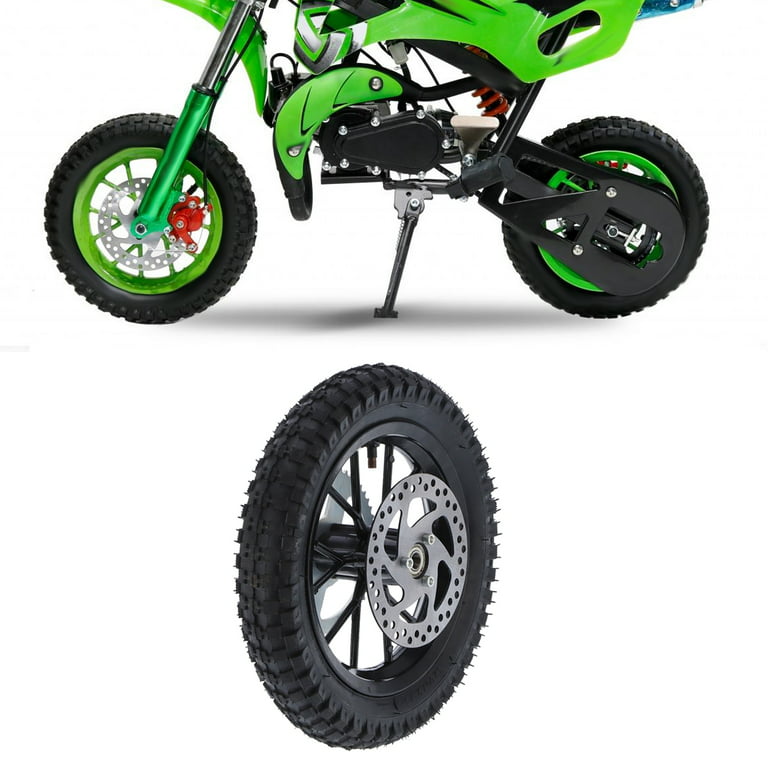 Pocket Bike Tire, Rear Wheel Simple Installation With Metal Wheel For Tire  Replacement Replacement For Mini Dirt Bike 