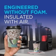 Dixie PerfecTouch 8 oz Paper Coffee Cups By GP PRO, Coffee Haze Design, 1000 Count (50 Disposable Cups Per Sleeve, 20 Sleeves Per Case), Style #5338CD