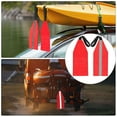 thumbnail image 3 of Spencer 2PCS Safety Travel Flag for Kayak Canoe Red Warning Flag with Webbing for Kayak SUP Towing Canoes Truck Safety Accessories Kit, 3 of 7