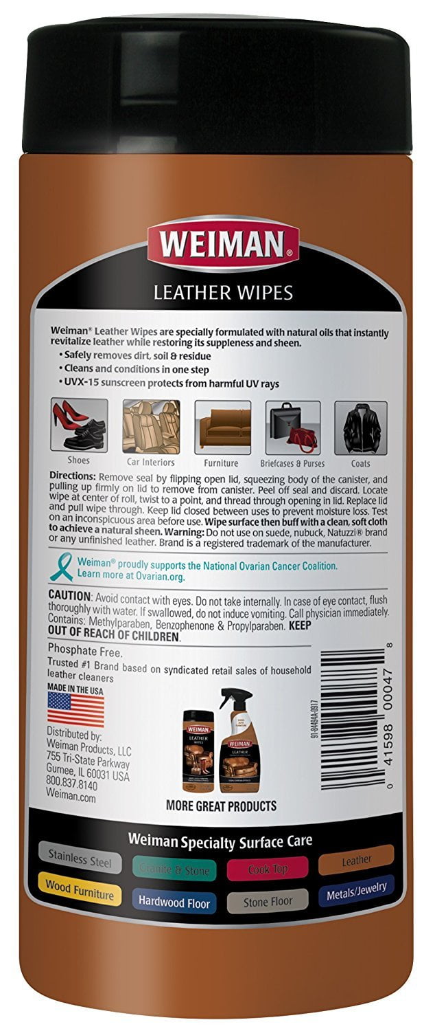 Weiman® Leather Wipes, 30 ct - Kroger