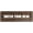 Walnut, variant on Standard Watch Your Head Sign(Walnut) - Medium