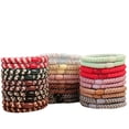 thumbnail image 5 of 10 Pcs Braided Elastic Hair Ties, High Stretch Non Slip Ponytail Holders, Soft No Damage Hair Bands, Dual Use Hair Rings & Bracelets for Thick Thin Straight Curly Hair Women Daily Hair Accessories, 5 of 5