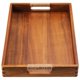 thumbnail image 1 of Bandeja Grande de Madera de Acacia ACBORN 42x30x5 cm con Asa, 1 of 6