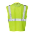 thumbnail image 3 of ML Kishigo B78429175 Clear ID Vest with Zipper Closure, Lime - Large & Extra Large, 3 of 3