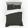 thumbnail image 2 of Ambesonne Floral Bedding Set 3 Pcs, Chamomile Flowers Leaves, Twin XL, Dark Grey and Multicolor, 2 of 3