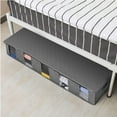 thumbnail image 2 of Bolsa de almacenamiento debajo de la cama Contenedor Caja de ropa Organizador debajo de la cama Contenedor de ropa (azul), 2 of 5