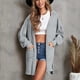 thumbnail image 1 of Chaqueta larga casual para mujer,Chaqueta larga de manga larga con capucha de color sólido para mujer Abrigo largo de color sólido para mujer Estética elegante, 1 of 5