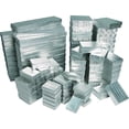 thumbnail image 2 of 888 Display - Pack of 10 Boxes of 5 3/8" x 3 7/8" x 1" SilverFoil Cotton Filled Jewelry Boxes, 2 of 2