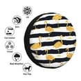 thumbnail image 4 of Rateoe Gold Flamingo Pattern Tire Cover Wheel Protectors Weatherproof Wheel Covers Universal Fit for Trailer Rv SUV Truck Camper Travel Trailers Accessories-16 inch, 4 of 6