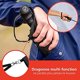 thumbnail image 5 of Paraguas de viaje resistente al viento con doble capa: revestimiento de teflón, mango ergonómico y funda protectora: compacto, plegable, liviano y resistente al viento., 5 of 5