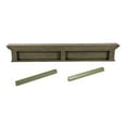thumbnail image 6 of Home Wall Decorative Antique Brass Hardware 8 Hook Coat Rack - Green, 6 of 7