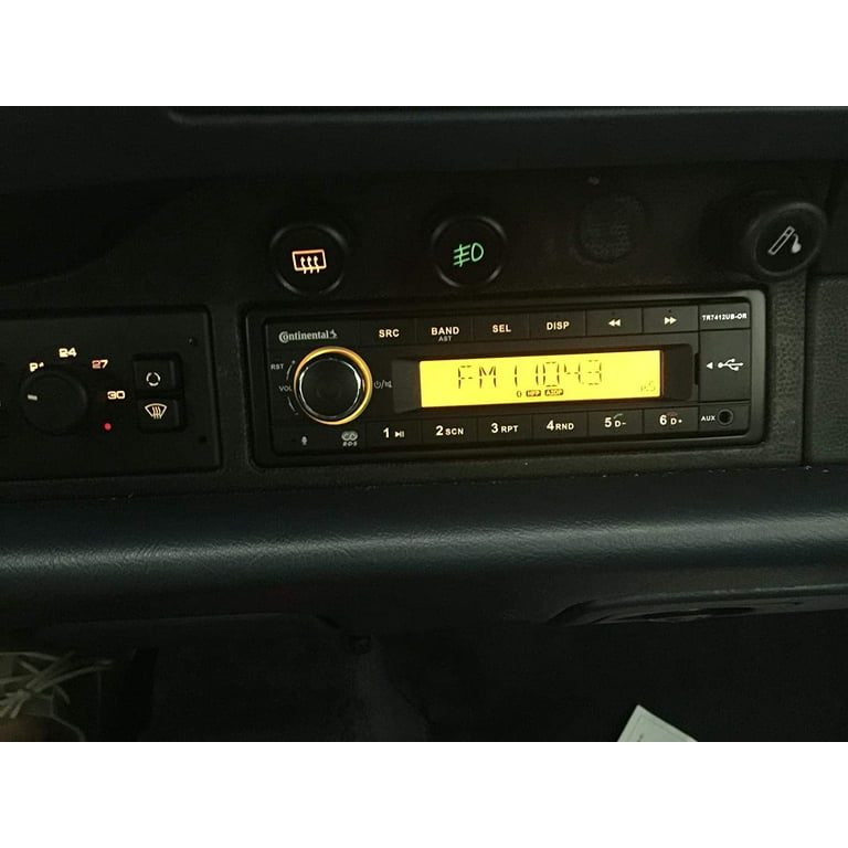 VDO Continental TR7412UB-OR Car Electronics 12v Radio Orange VDO Continental TR7412UB-OR Car Electronics 12v Radio Orange