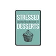 thumbnail image 2 of Desserts Novelty Sign, Metal Wall Decor - 10x14 inches, 2 of 4