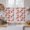 White, variant on Spring Flowers Kitchen Curtains 45 Inch Length, Farmhouse Chinese Pink White Floral Tiers Curtains for Bathroom Bedroom Cafe, Light Filtering Small Window Treatment Short Drapes 2 Panels 42"Wx45"L