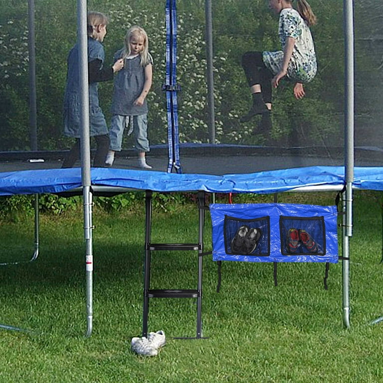 Yescom Universal 2 Step Trampoline Ladder with Shoe Bag Wide Skid