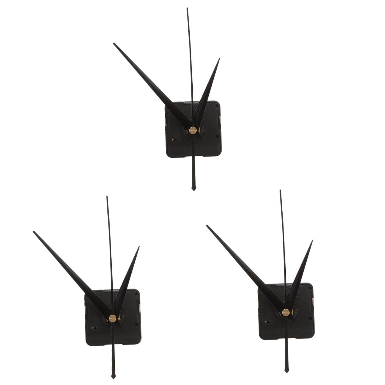 Worgeous 3-Pack Clock Movement Mechanism Replacement Parts for Clock Repair and Crafting Projects